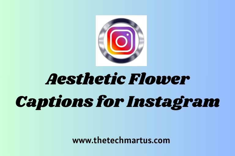 Aesthetic Flower Captions for Instagram