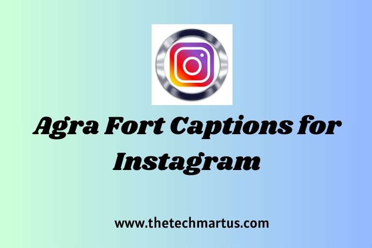 Agra Fort Captions for Instagram